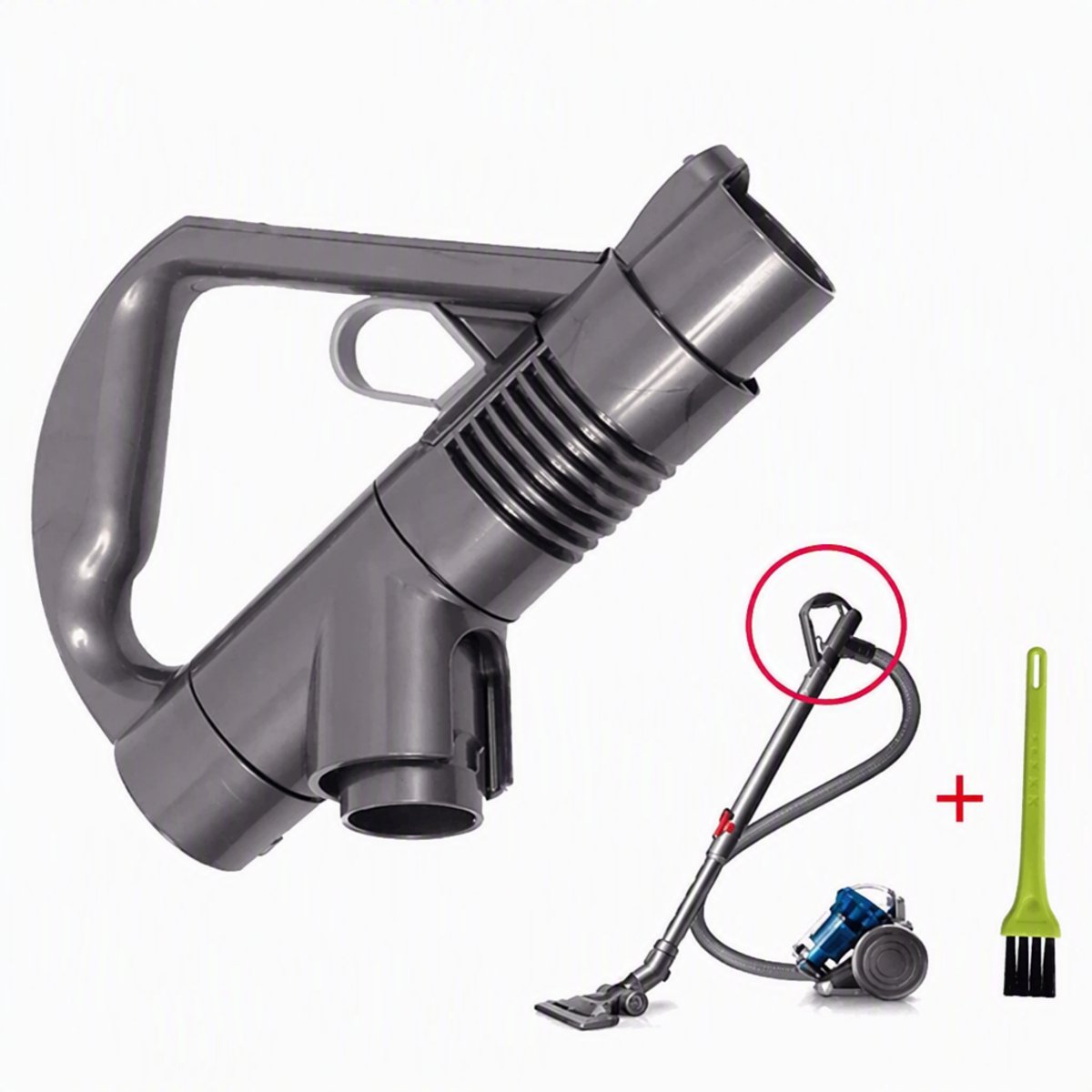 Loha party® Handgreep Geschikt voor Dyson Stofzuigerslang - Geschikt Voor DC19 DC23 DC26 29 32 36 37 handvataccessoires - Stofzuigeraccessoires - Vervangend handvat