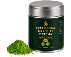 Mito Ceremoniële Matcha thee - Ceremonial Grade A+ - Rijk aan Antioxidanten - Matcha Poeder - Matcha thee - Matcha Latte - 50 gram