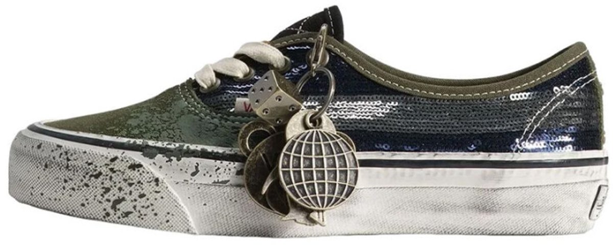 Vans Premium Authentic La Habana Green Blue - Maat 34.5