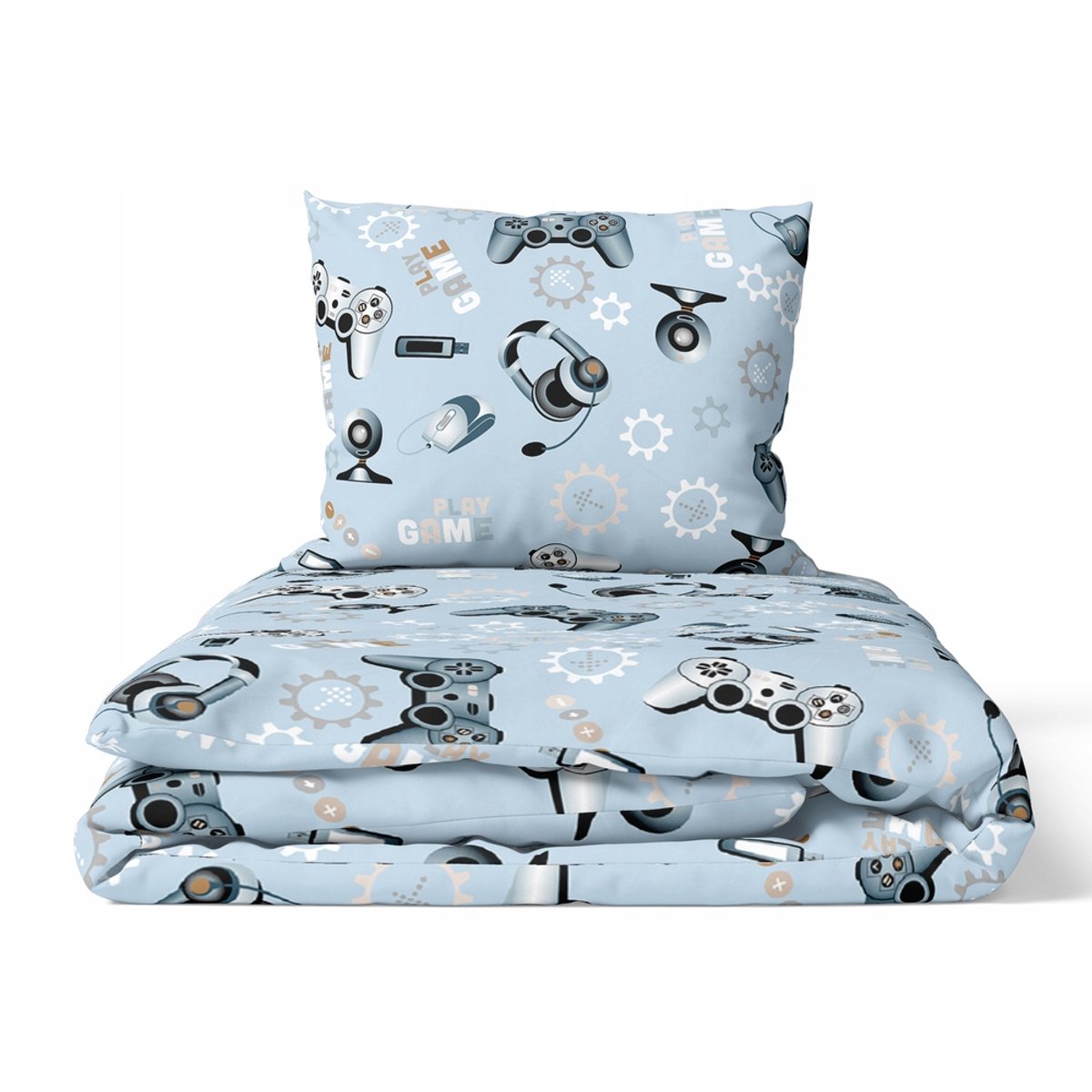 Kinderbed Katoen 100x140cm + 50x60cm, OEKO-TEX Gecertificeerd