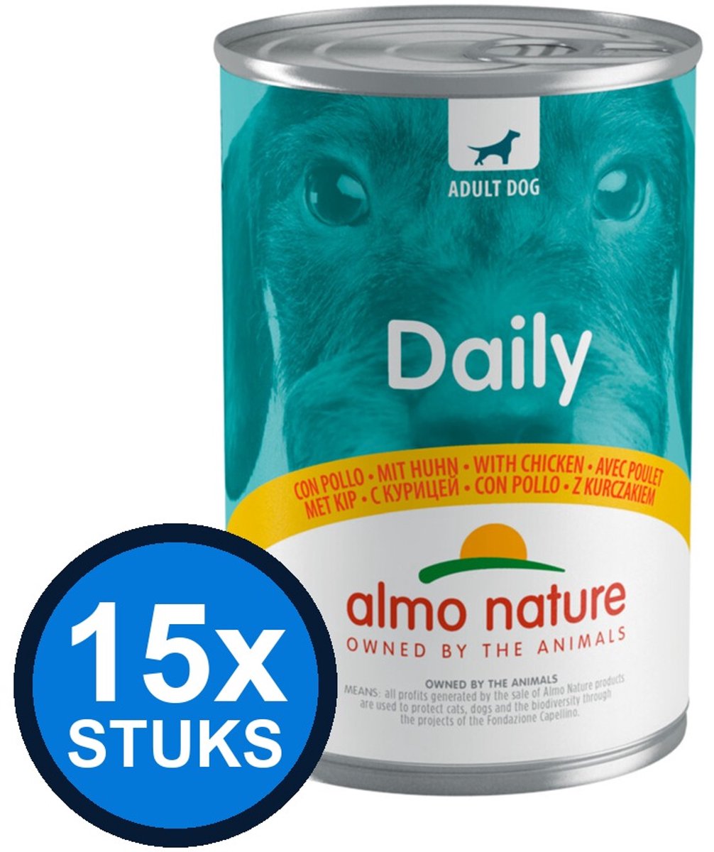 Almo Nature Almo Nature Daily cat blik kip 400gr
