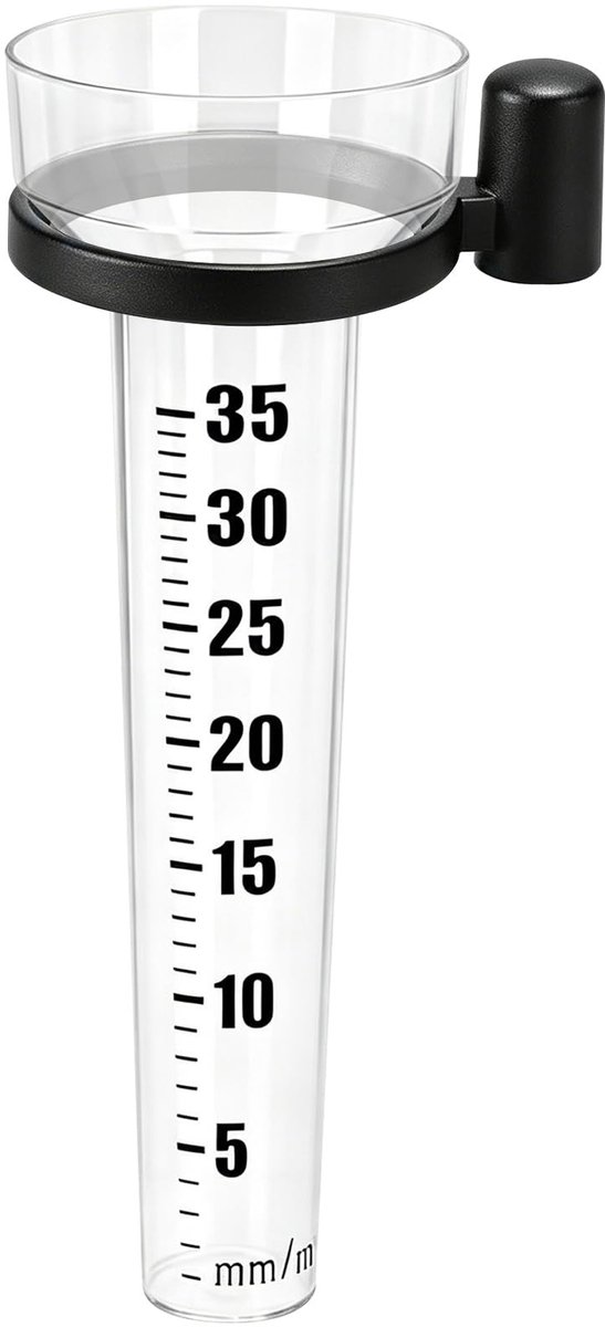 SolidKeus - Neerslagmeter met Holder voor Tuin en Buiten