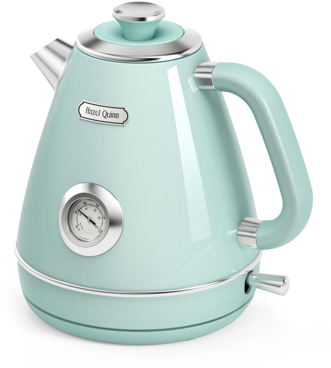 SolidKeus - Vintage Elektrische Waterkoker 1.7L RVS Mintgroen