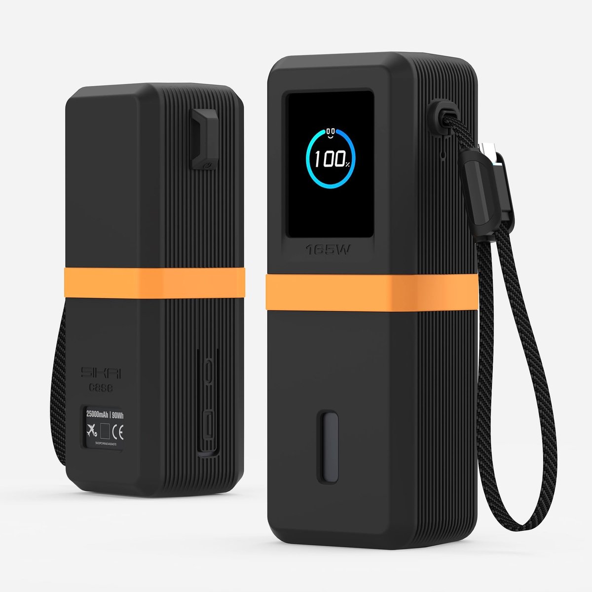 SolidKeus - Siliconen Beschermhoes voor Powerbank met Oogje