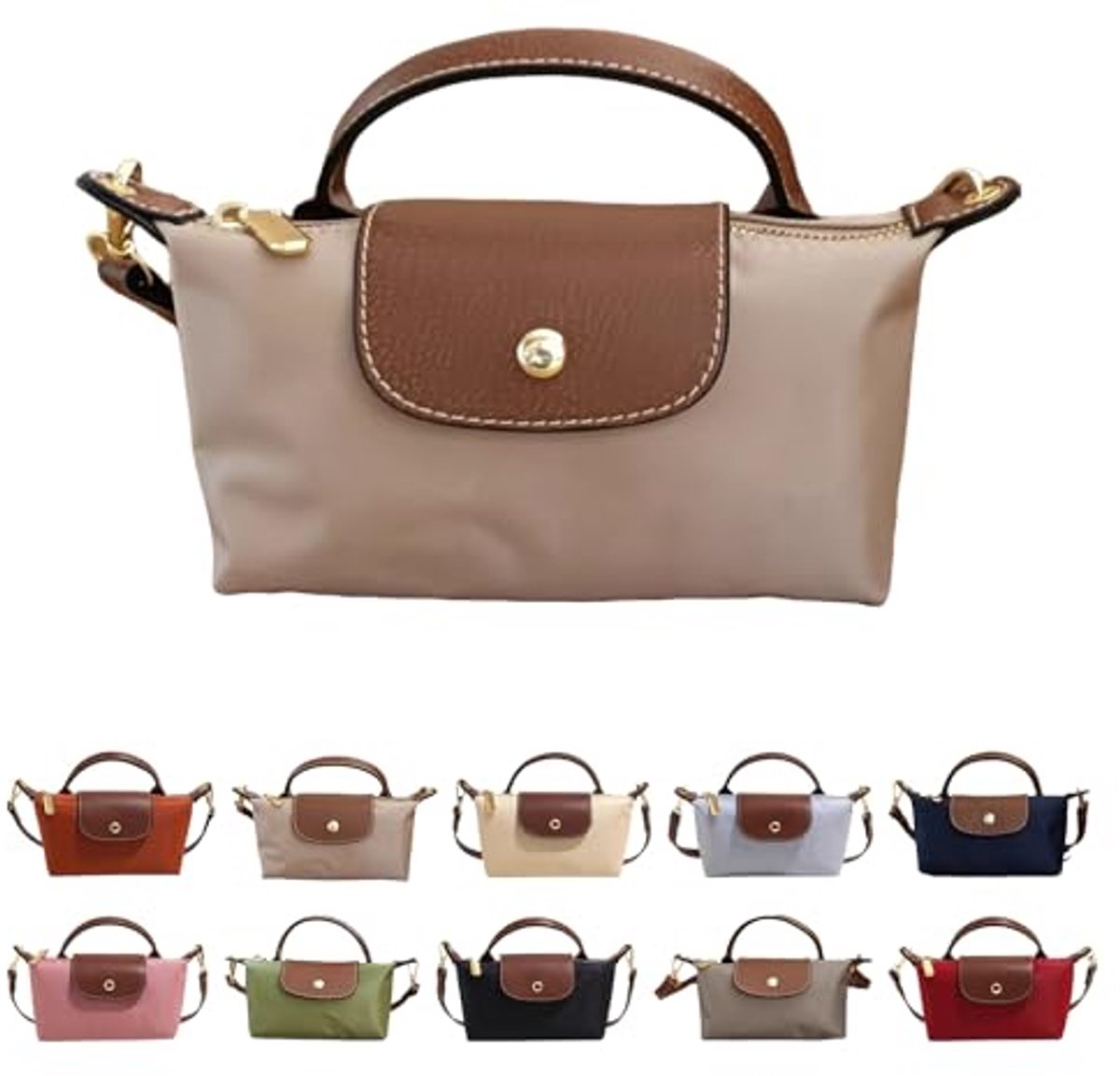 Casalora Mini Crossbody Tas voor Vrouwen - Kleine Schoudertas met Verstelbare Band - Ruim Design met Ritszakken voor Telefoon en Sleutels - Lichtgewicht en Duurzaam PU Leer - Modieuze Kleuren voor Dagelijks Gebruik en Reizen