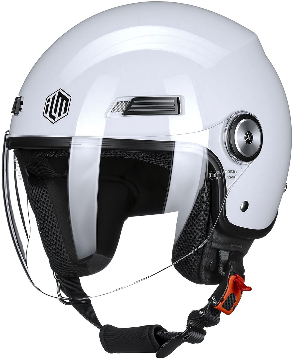 SolidKeus - Retro Motorhelm voor Scooter en Cruiser