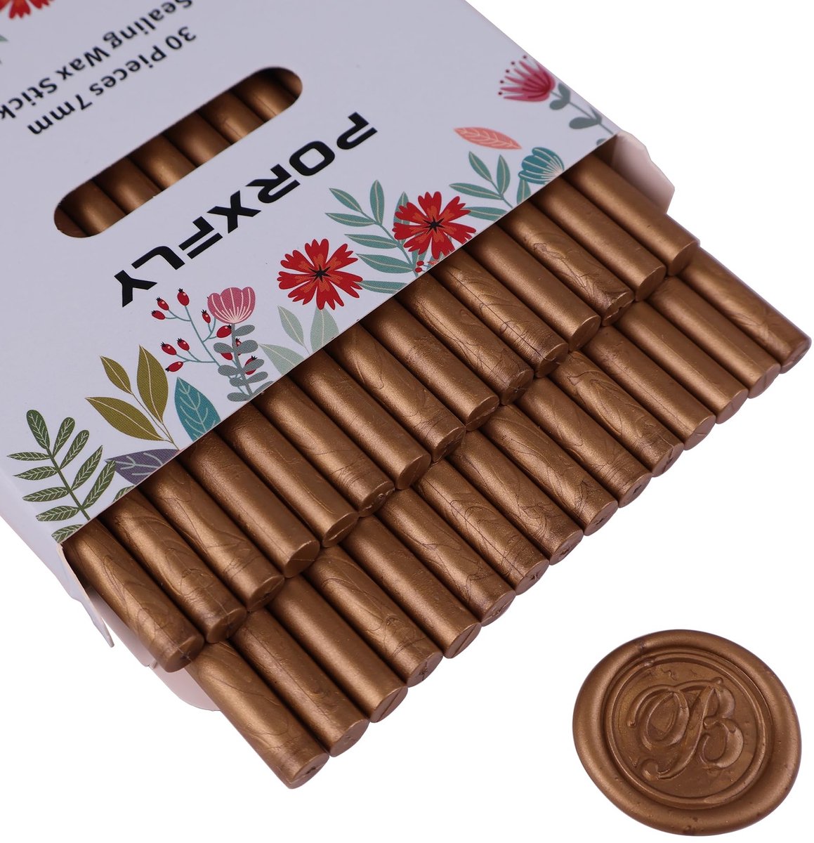 SolidKeus - Set van 30 Sealing Wax Sticks voor Lijmpistool (Brons)