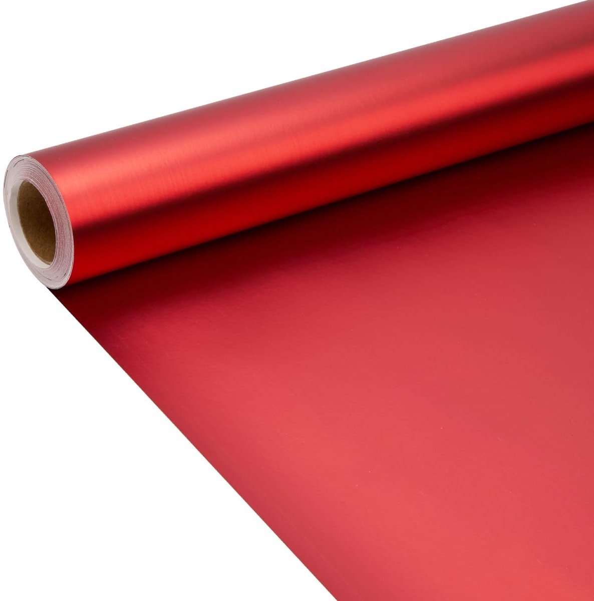 SolidKeus - Rode Matte Inpakpapier Rol voor Cadeaus (43cm x 9m)