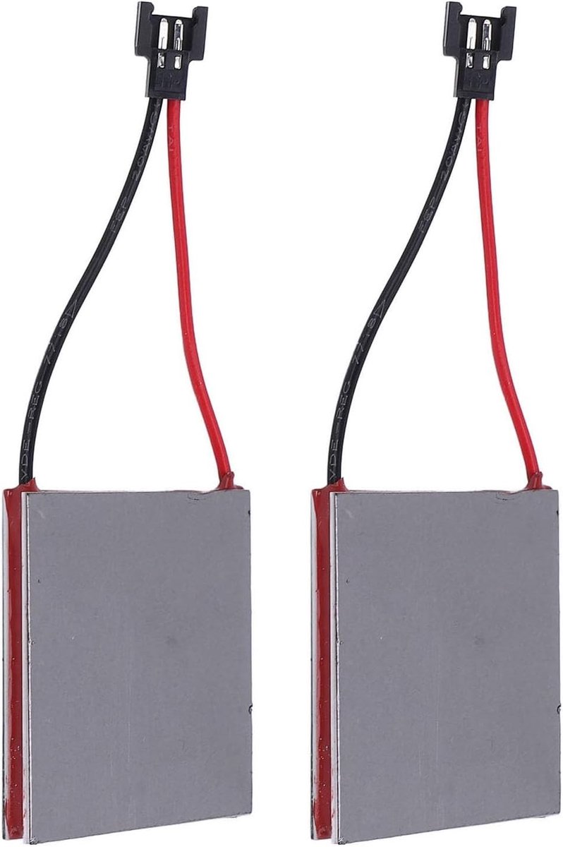 2 Stuks Power Generation Sheet Accessoires voor Haardventilator met 227℃ Temperatuurbestendige Graphiet Warmte-demper voor Kachelventilator
