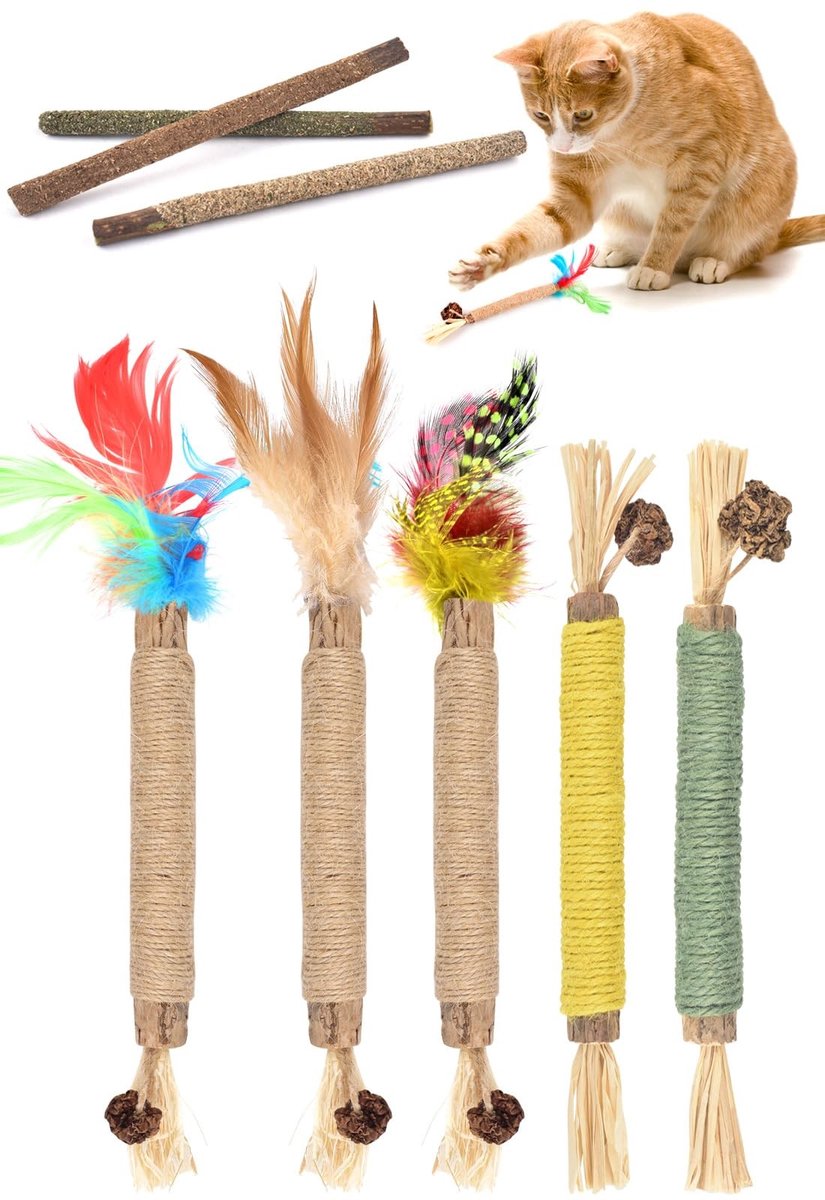 SolidKeus - Kauwspeelgoed voor Katten met Kattenkruid en Tandverzorging