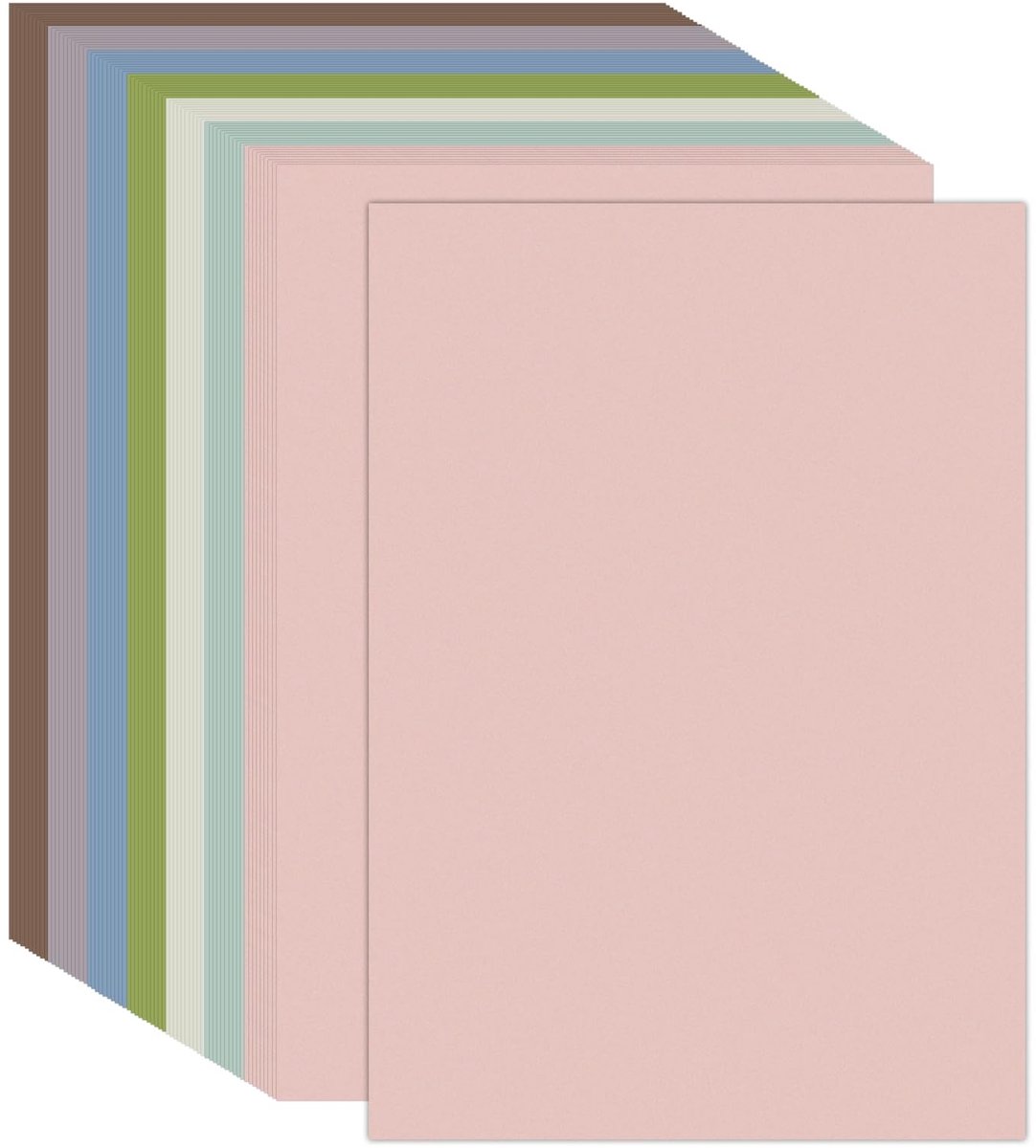 SolidKeus - Set van 70 A4 Gekleurd Kartonpapier