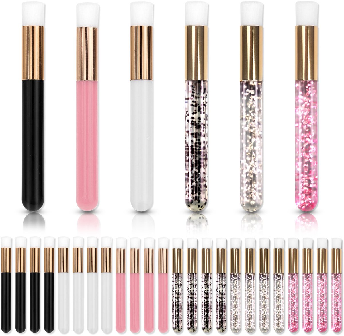 SolidKeus - Set van 30 Wimperschoonmaakborstels voor Oogmake-up