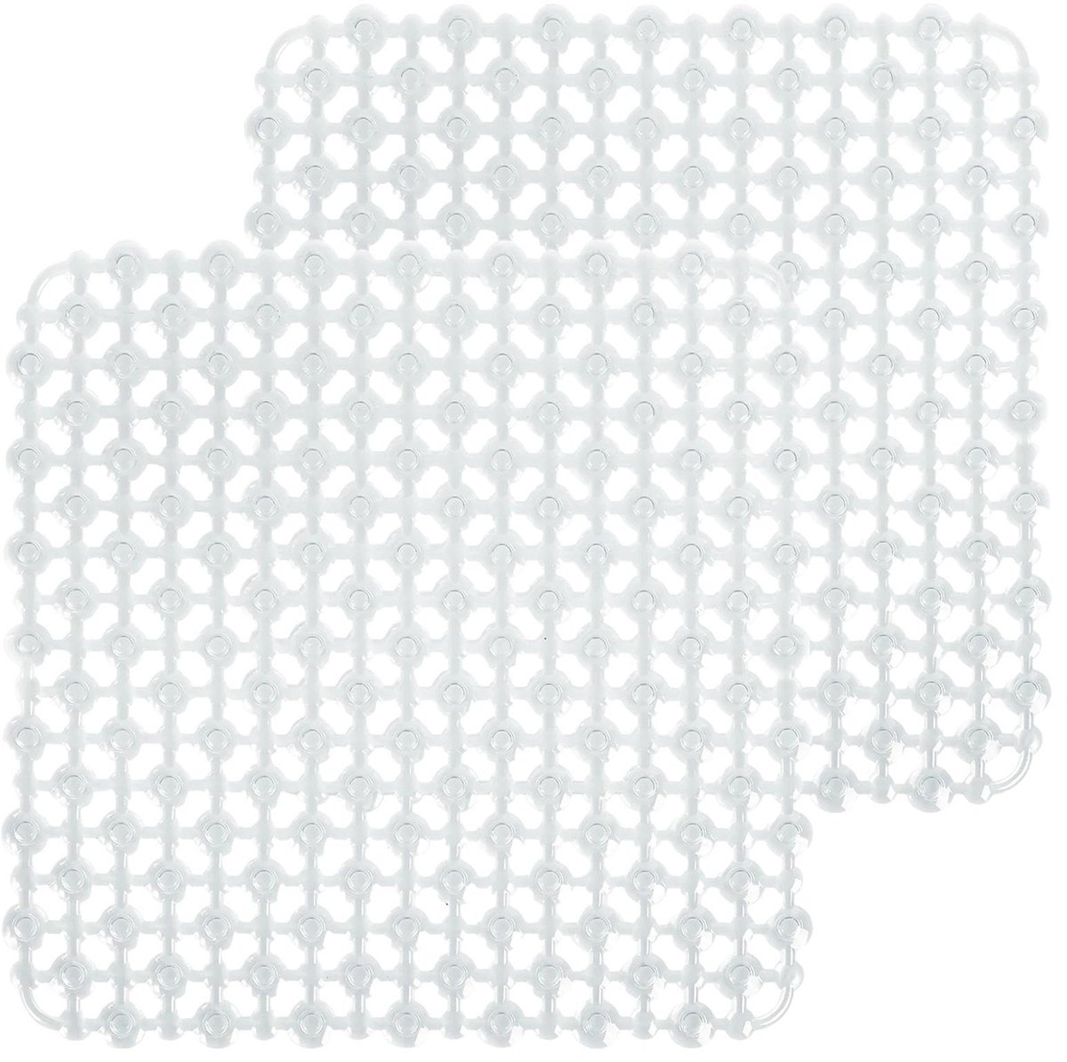 SolidKeus - Antislip Gootsteenmat van PVC, Transparant en Geperforeerd