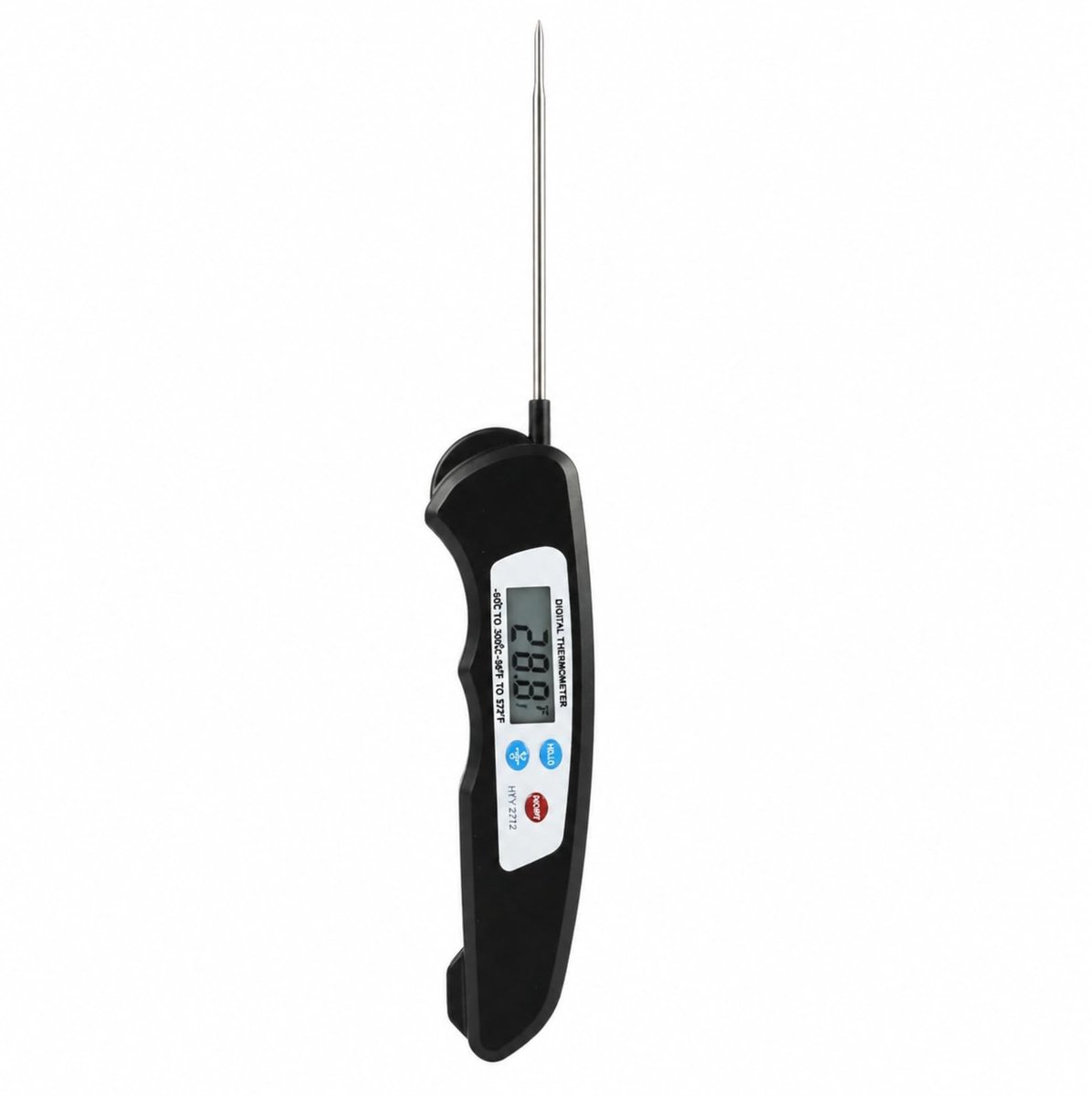 SolidKeus - Digitale Keukenthermometer met Snelle Meting en Opvouwbare Sonde