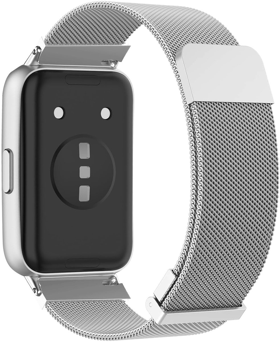 SolidKeus - Stalen Armband voor Smartwatch Huawei Band 11/11 Pro