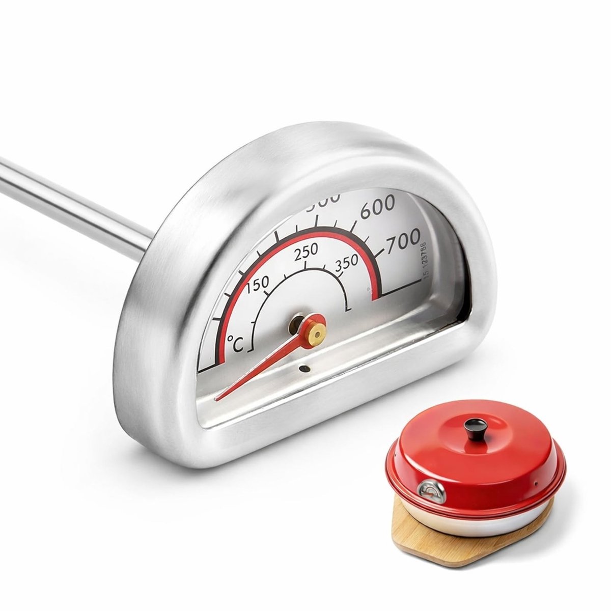 SolidKeus - Precisie Oven Thermometer van RVS tot 400 °C