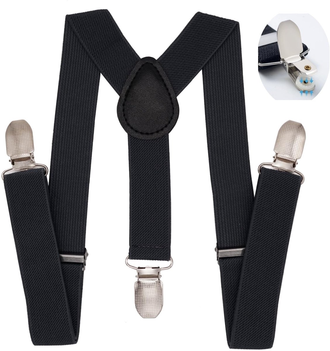 SolidKeus - Verstelbare Y-Back Suspenders voor Kinderen