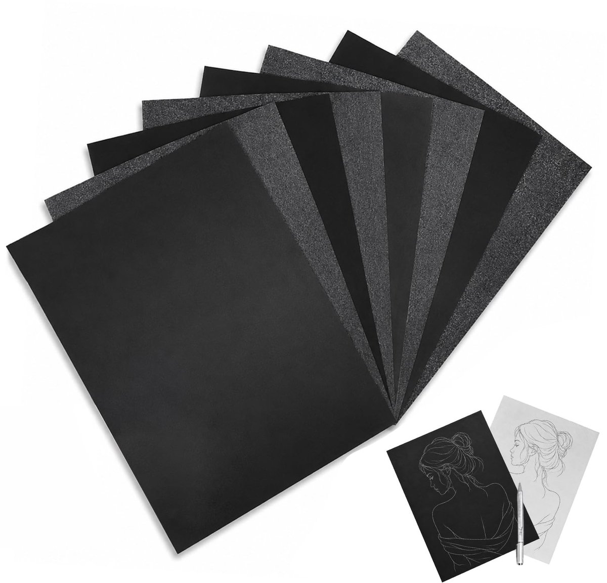 SolidKeus - A4 Transferpapier voor Tekenen en Houtbewerking, 120 Vellen