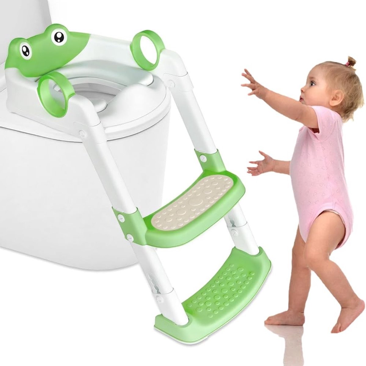 SolidKeus - 2-in-1 Kindertoiletbril met Trap