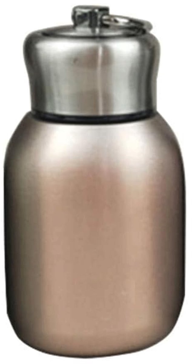 SolidKeus - Mini RVS Koffiefles 300ml voor Binnen en Buiten