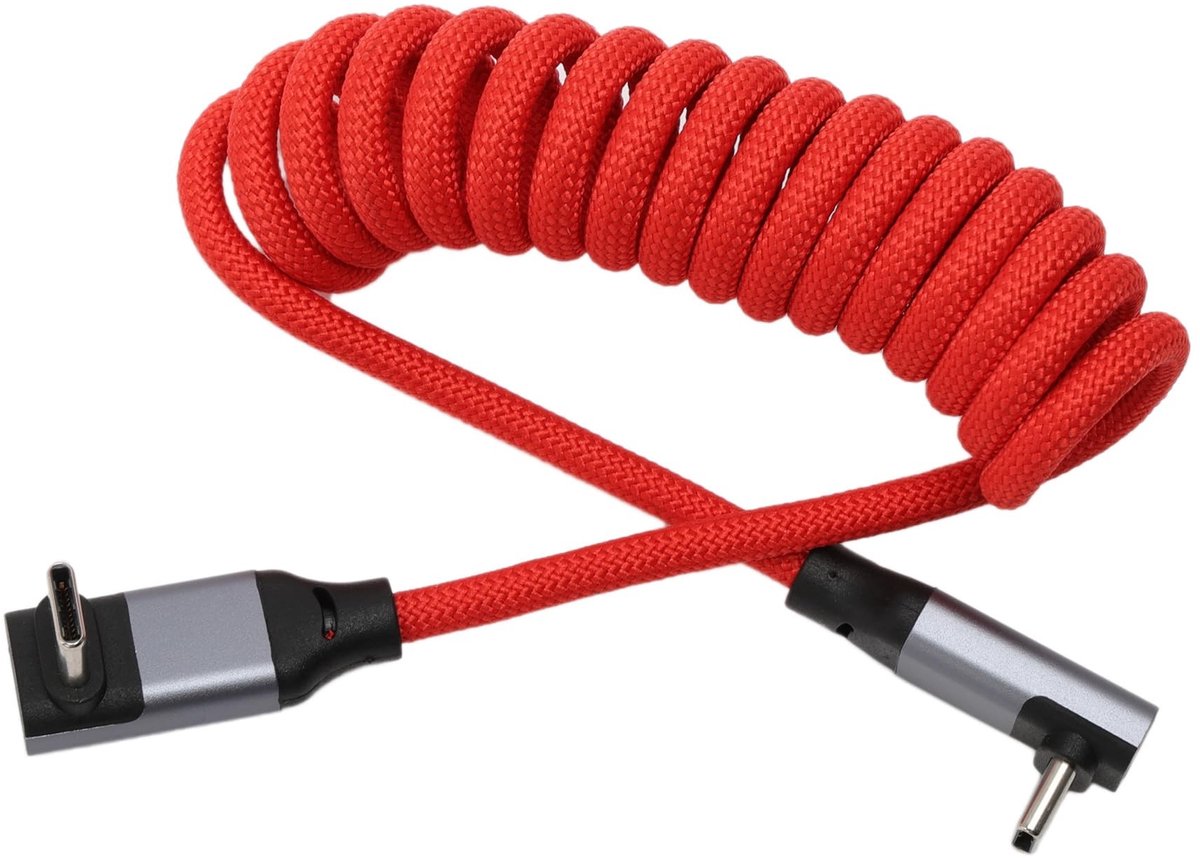 SolidKeus - USB-C Kabel met Hoek voor Video Opname en Opladen