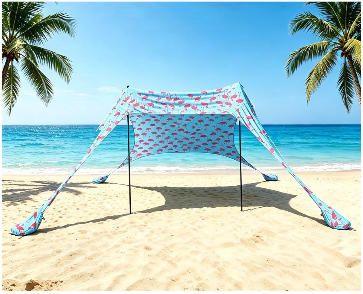 SolidKeus - Strandtent UV-bescherming voor 3-4 Personen