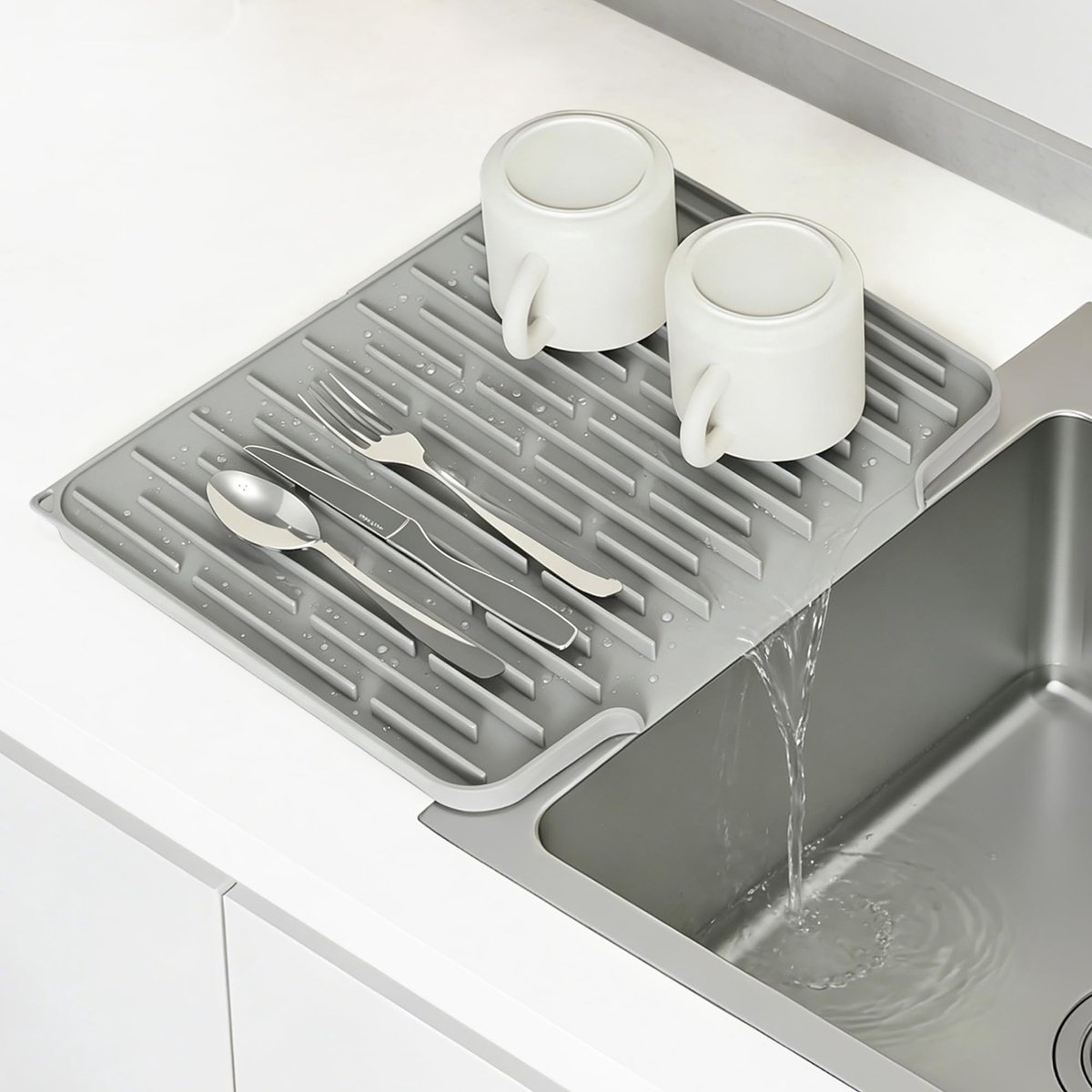 SolidKeus - Siliconen Afvoer Mat voor Keuken en Badkamer