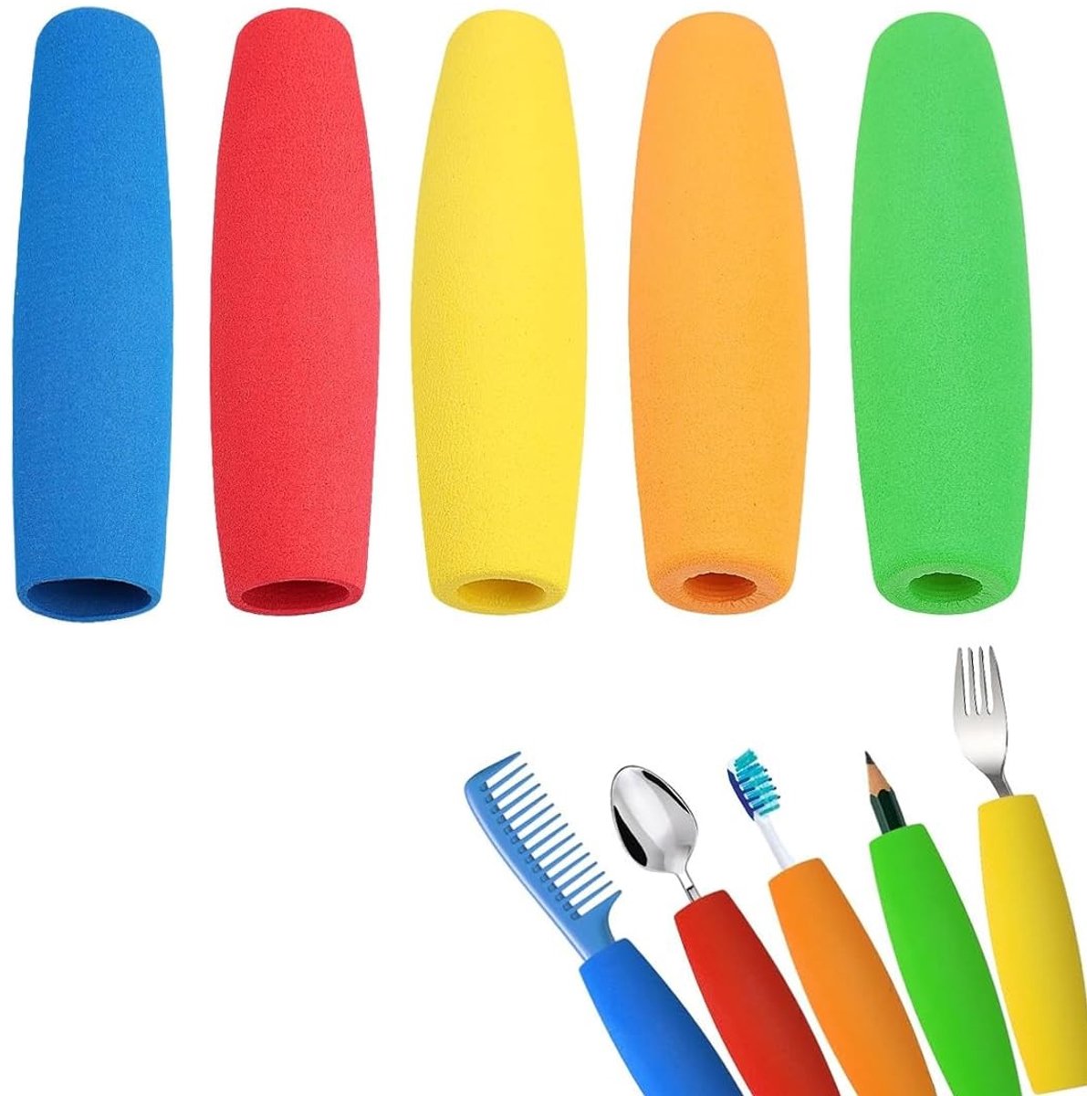 SolidKeus - Set van 5 EVA Foam Grip Hoses voor Diverse Toepassingen