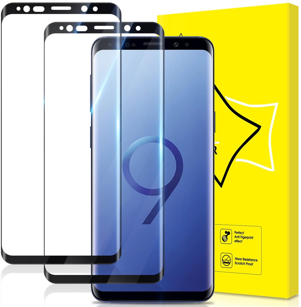 SolidKeus - 2 Stuks Screen Protector voor Smartphone met Volledige Bedekking