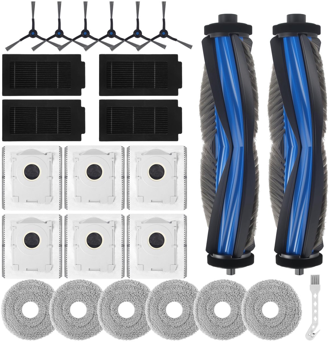 SolidKeus - 25-Delig Accessoire Set voor Robotstofzuiger