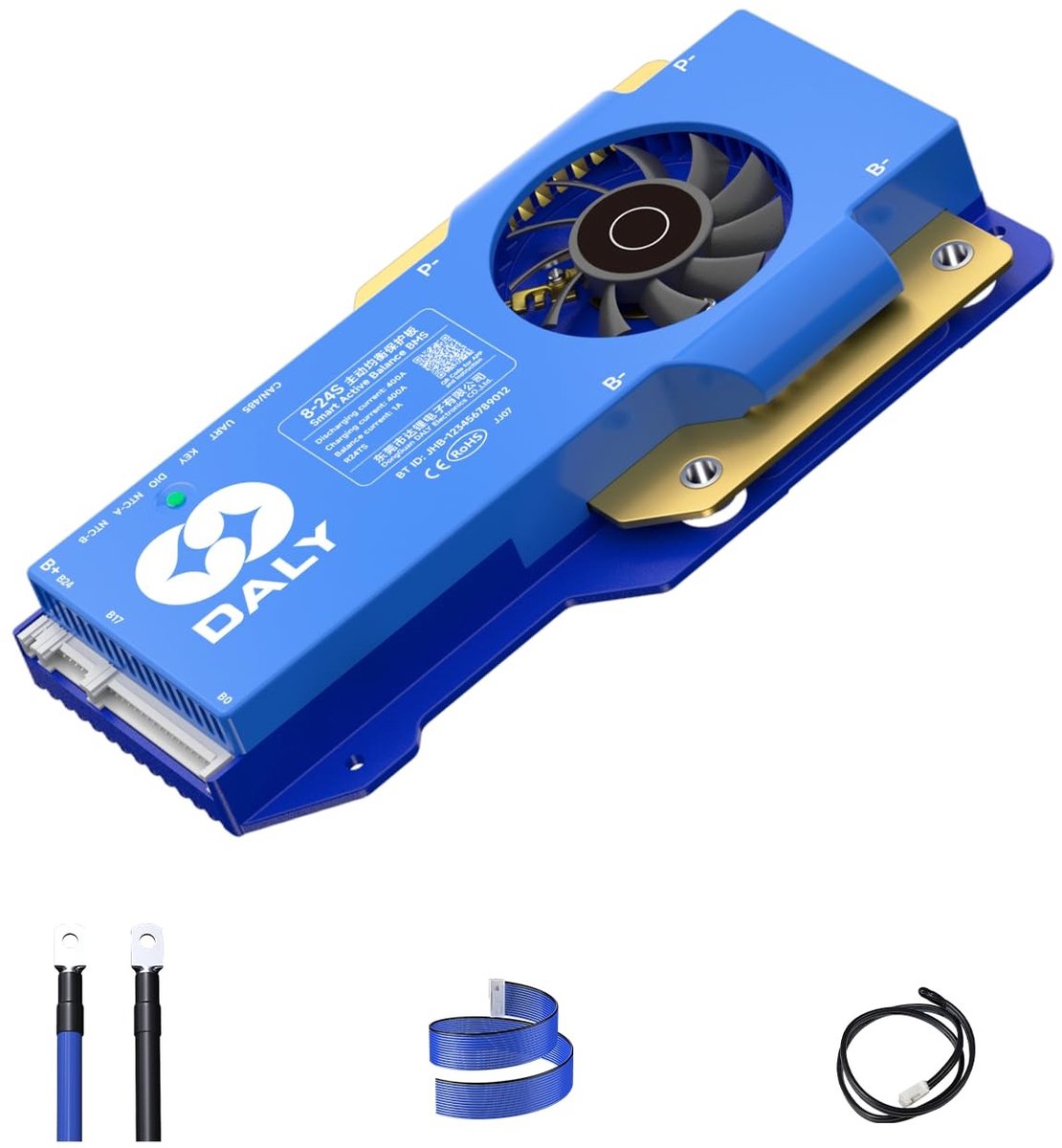SolidKeus - Smart Active Balance BMS 400A 24V-84V 8S-24S met Bluetooth