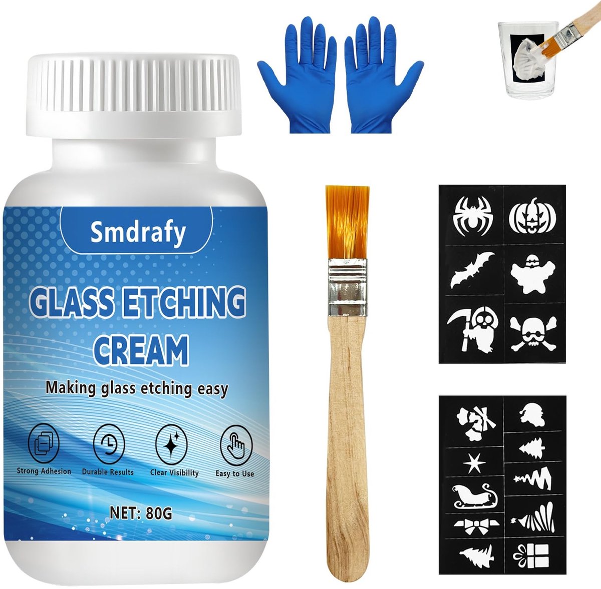 SolidKeus - 80g Glasetspasta voor DIY Kunstprojecten