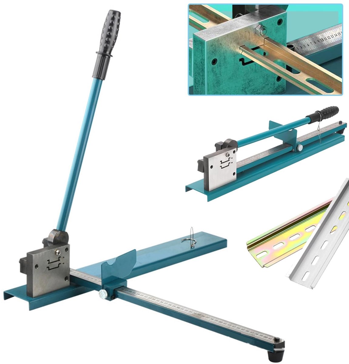 SolidKeus - Handmatige DIN Rail Cutter voor Staal en Aluminium