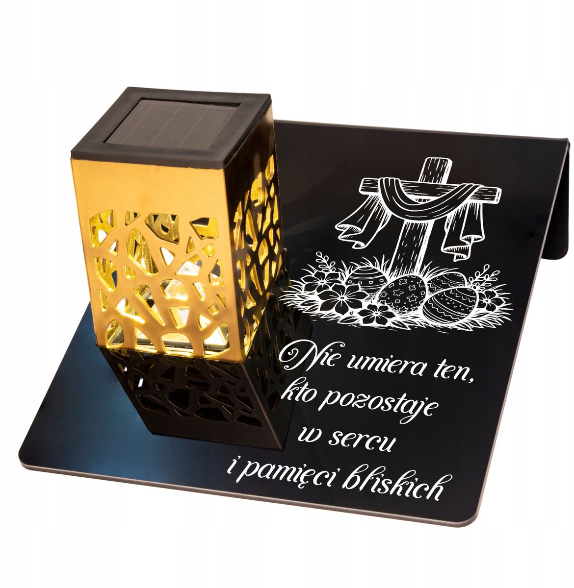 Zonne-graflicht met LED, Paasdecoratie voor Kerkhof
