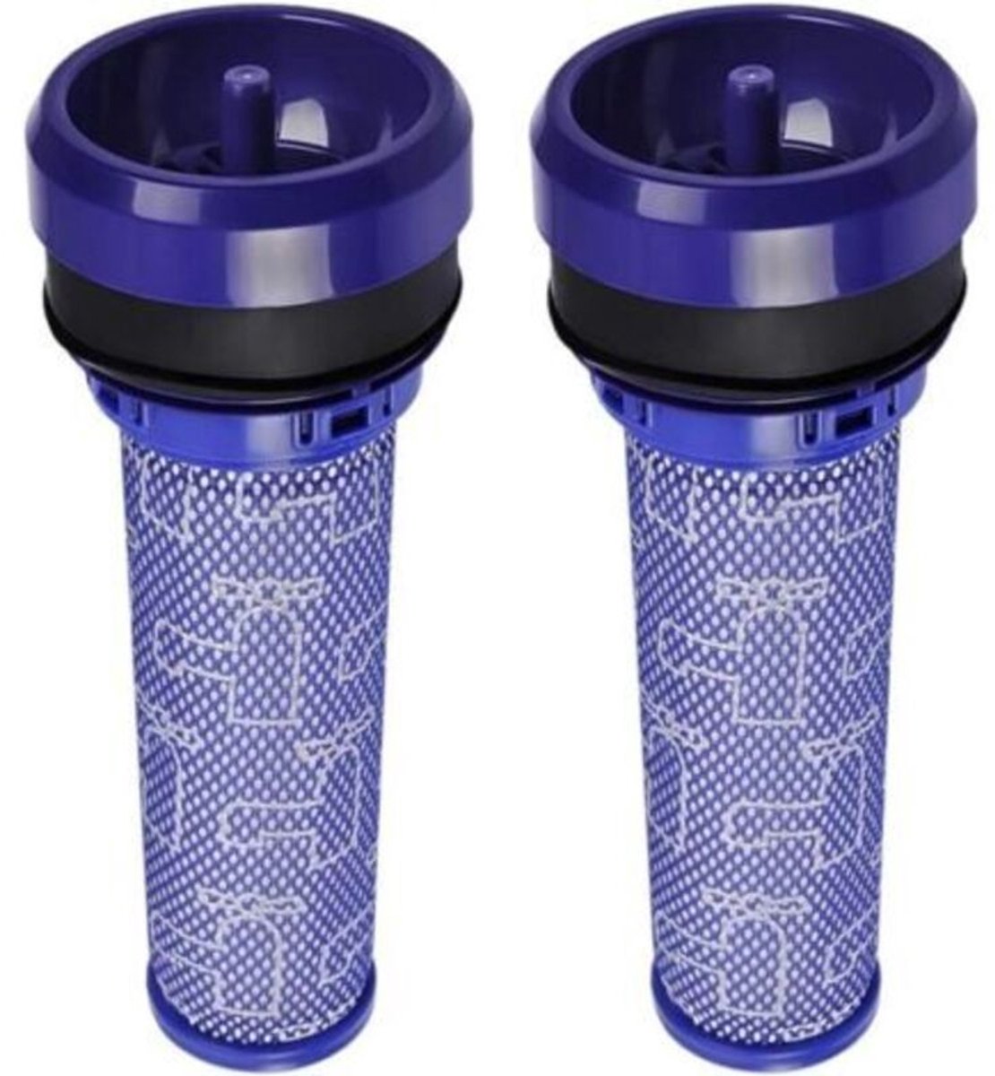 Twee geschikt voorfilters (92341301) geschikt voor Dyson DC37, DC33, DC39, DC28 en DC53 stofzuigers; vervangende filteronderdelen geschikt voor Dyson.