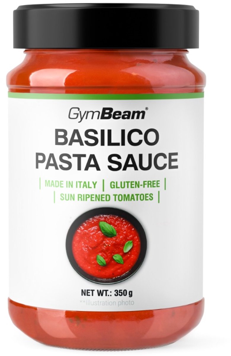 GymBeam Tomatensaus met basilicum 350 g