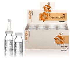 Elgon Rebuilding Treatment Herstellende Cosmetische Lotion - Haarserum Ampullen - 10 ml x12 - Intensief Herstellend - Met Keratine En Aminozuren - Voor Beschadigd En Verzwakt Haar