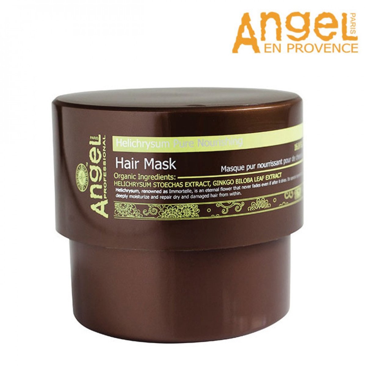 Dancoly Angel Helichrysum Pure Nourishing Hair Mask - Haarmasker - 500 ml - Intensief Voedend - Herstelt En Versterkt - Voor Droog En Beschadigd Haar