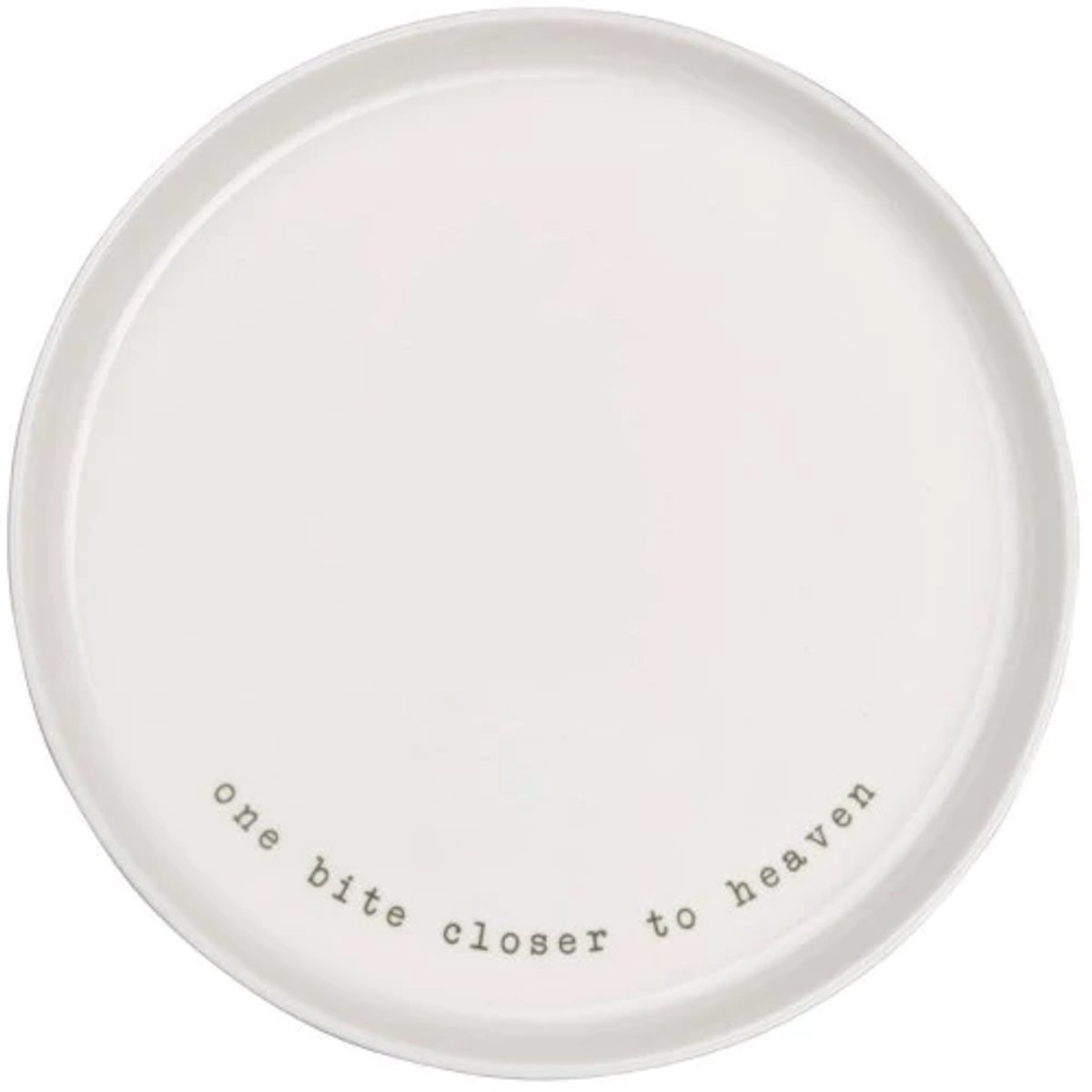 Asa Hey plat bord D22cm 'one bite closer to heaven'