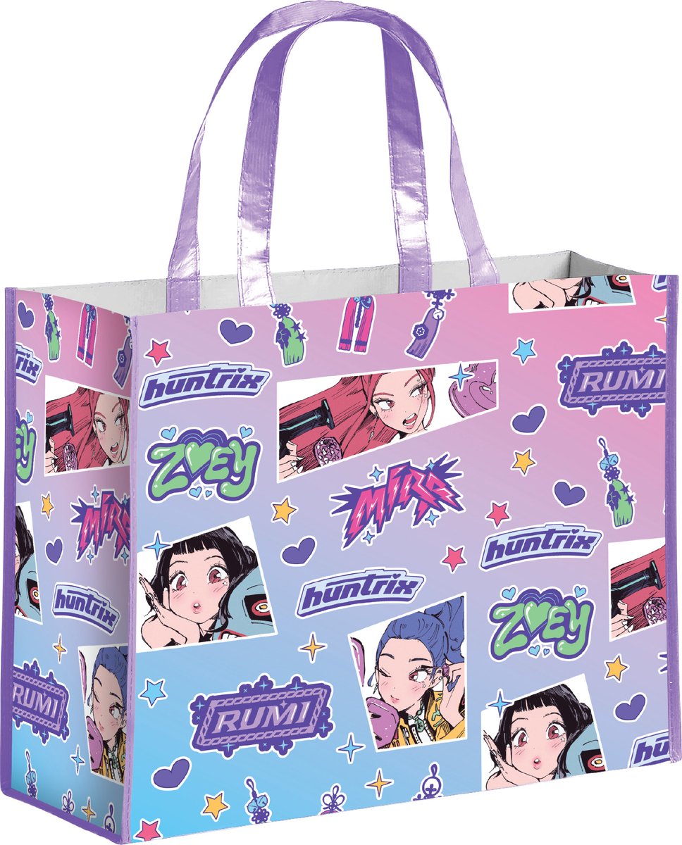 K-pop Demon Hunters 'Cartoon' shoppingtas (45x40x20cm)