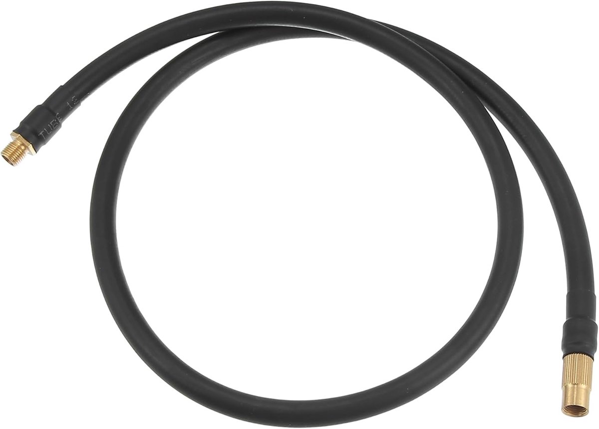 80 cm autobanden inflator verlenging slang adapter zwart koper toon