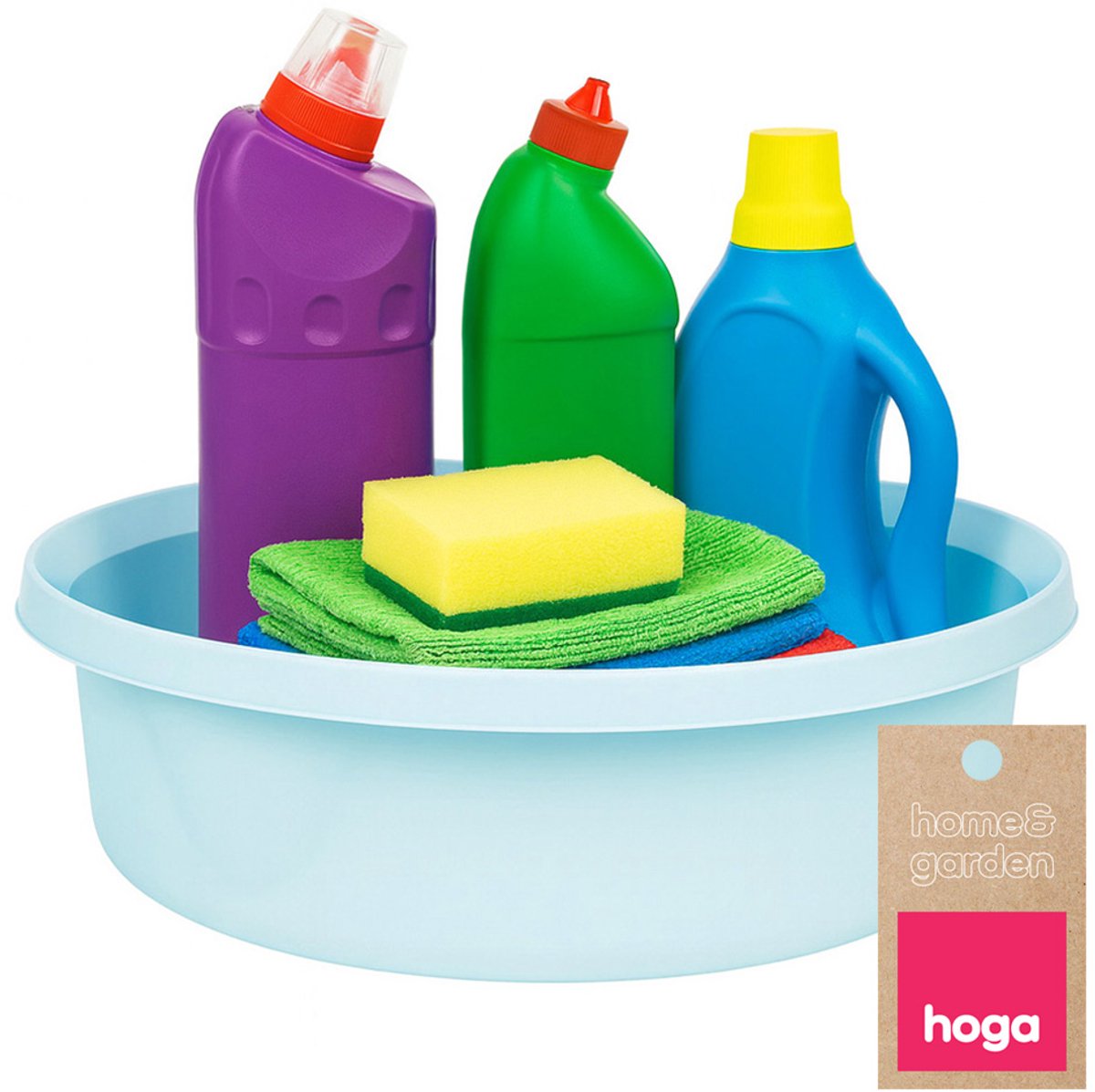 Hoga Ronde Kunststof Kom 14L - Blauw - Voedselveilig & Vaatwasmachinebestendig
