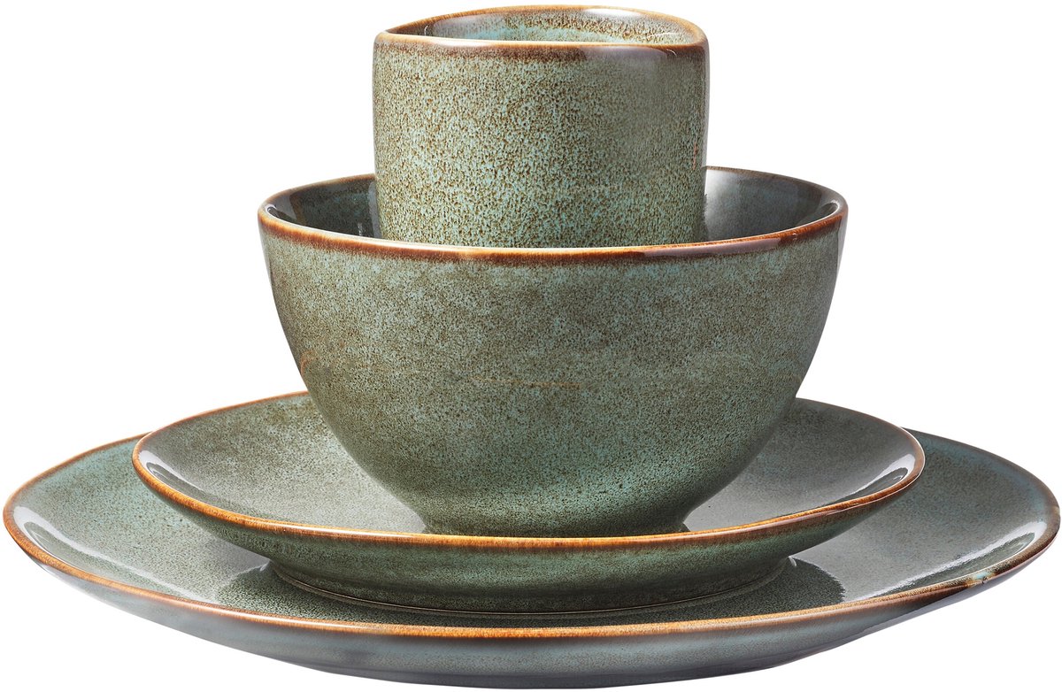 Mica Decorations Tabo Serviesset 16-delig - Groen