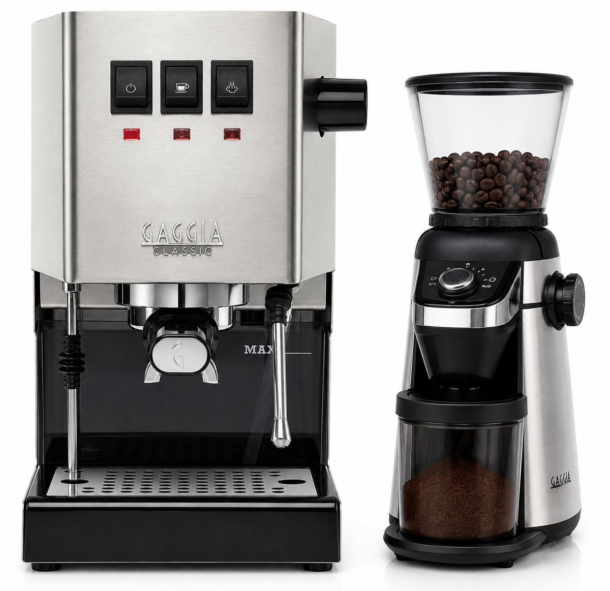 Gaggia Classic Barista Starterset E24 + MD15 + 1KG Gaggia Koffie