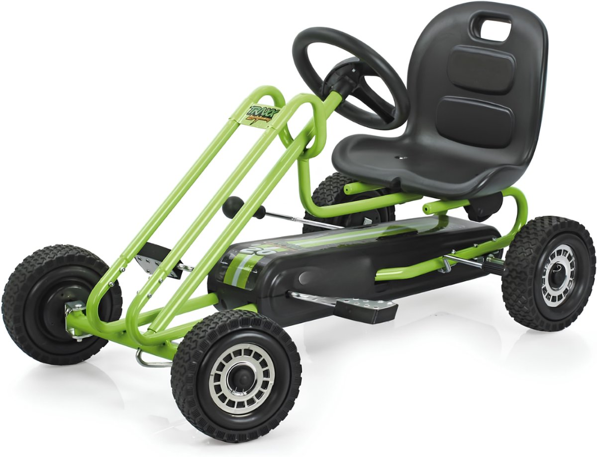 VALI® Skelter - Tot 48 kg - Skelter 4 Jaar - Skelter 6 tot 12 Jaar - Groen - 98cm x 53cm x 56cm