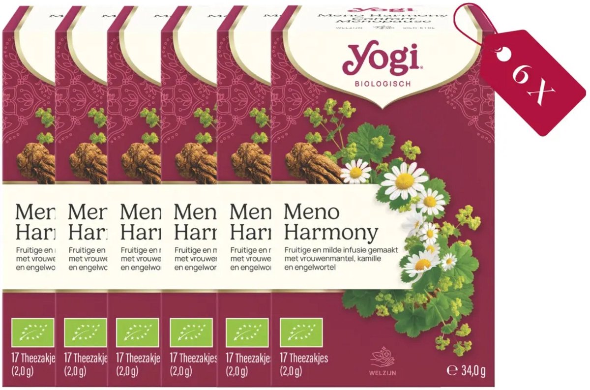 Yogi Meno Harmony Tea Bio - tray: 6 stuks