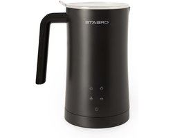 Melkopschuimer - Melkwarmer Opschuimer - Koffie Bereiden - 4 Automatische Programma's - 350 ml - Zwart