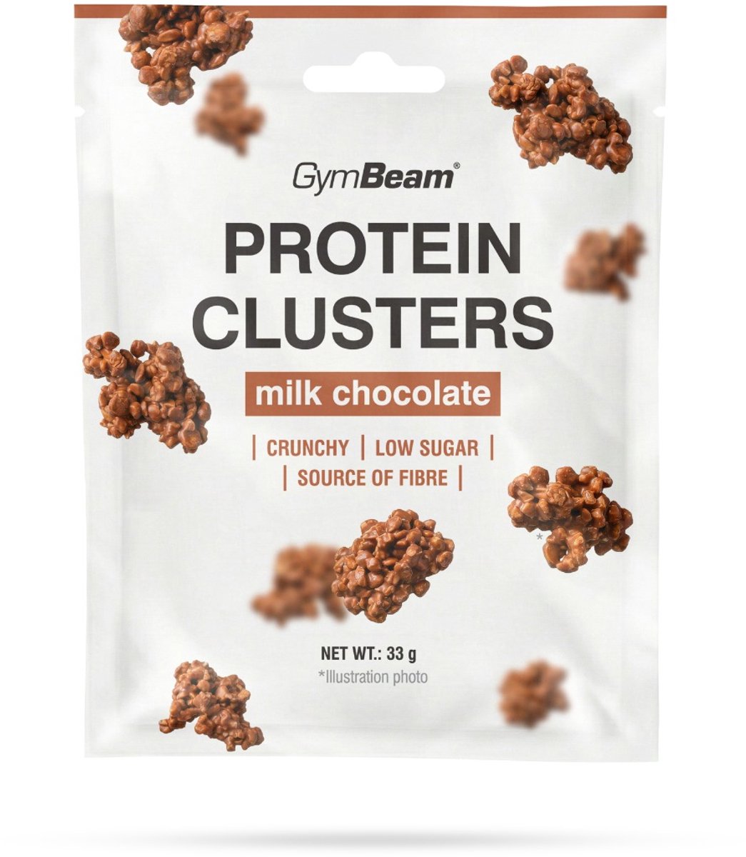 GymBeam Protein Clusters 33 g melkchocolade