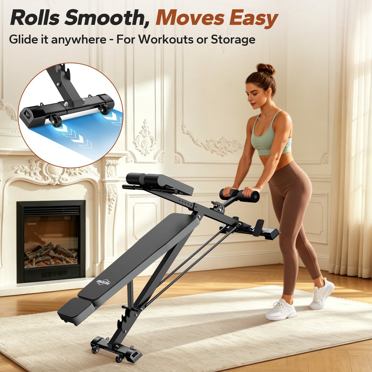 PULSE360 PULSE360 Multifunctionele Verstelbare Fitnessbank - afbeelding 5