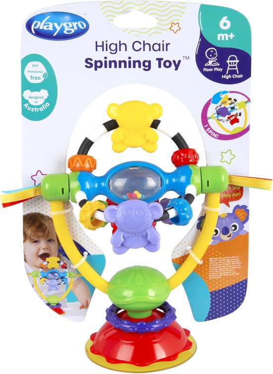 Playgro Kinderstoel speeltje met verbeterde zuignap - Grijp- en bijtspeelgoed van Playgro — afbeelding 5
